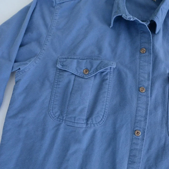 Vintage  Moose Creek Blue Button Up Long Sleeve Shirt - Picture 11 of 13